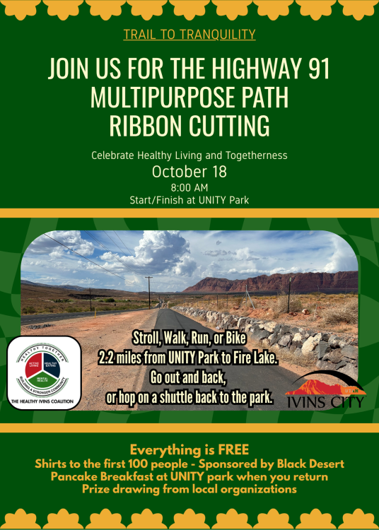 Trail to Tranquility – Hwy 91 Ribbon Cutting