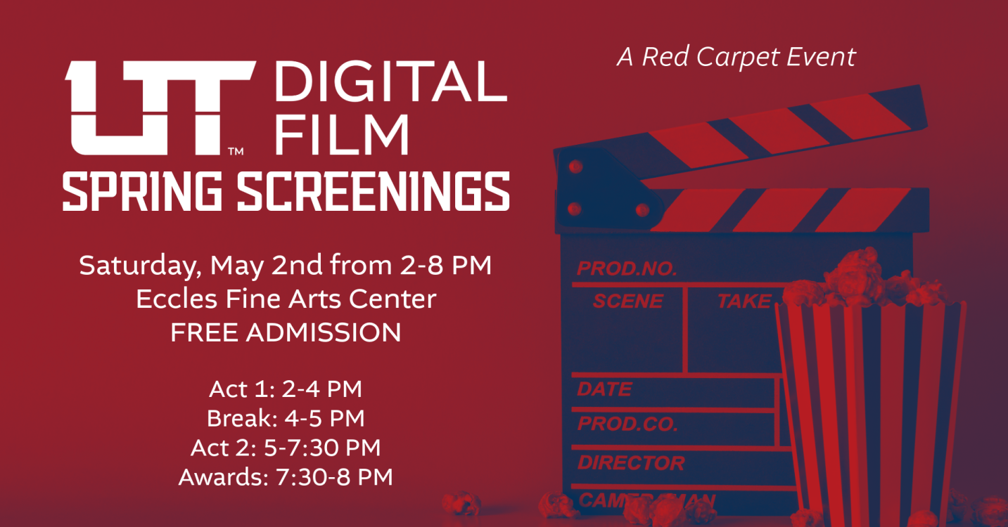 Spring Screenings by the Utah Tech Digital Film Department